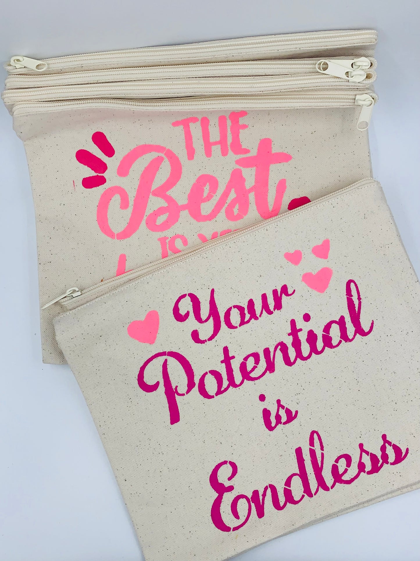 Hand Painted Makeup/Pencil Bag